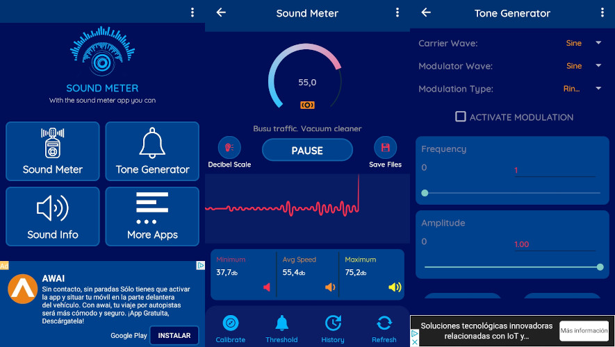 Sound Meter de Soft Solutioner para Android