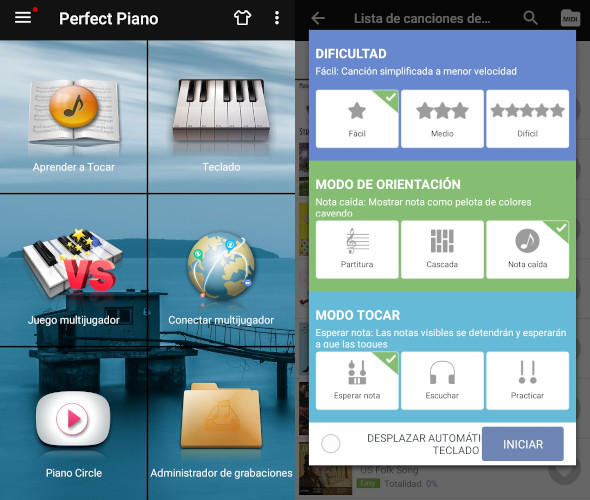 app para aprender a tocar el piano Perfect Piano